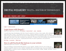 Tablet Screenshot of drupalwizardry.com
